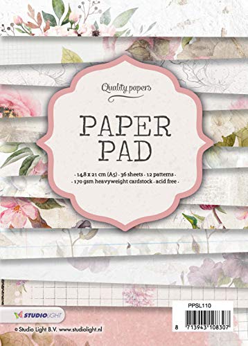Studio Light PPSL110 Papierblock A5, 36 Blatt, 12 Patronen nr.110, Papier Studio Light PPSL110 Papierblock A5, 36 Blatt, 12 Patronen nr.110, Papier von Studio Light