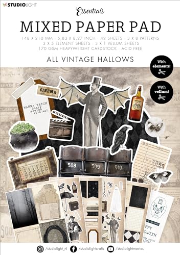 Studiolight • Mixed Paper Pad All vintage hallows Essentials nr.25 Studiolight • Mixed Paper Pad All vintage hallows Essentials nr.25 von Studio Light