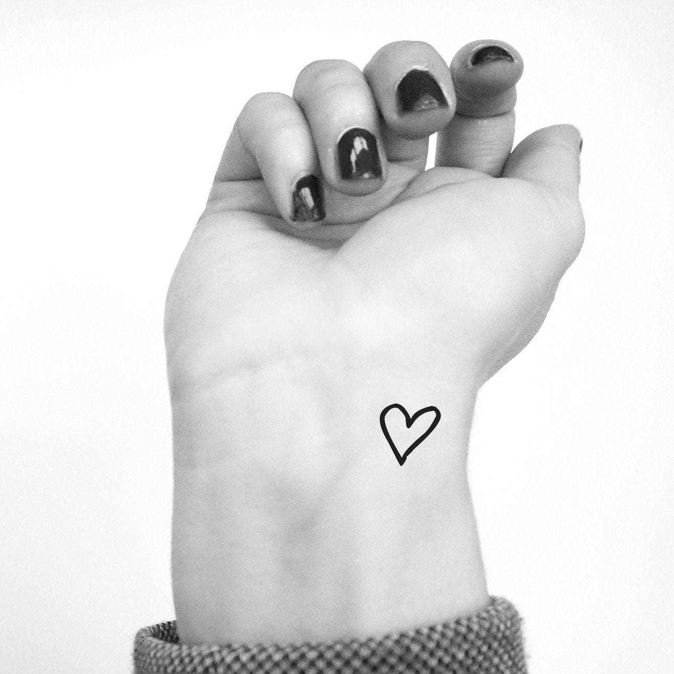 Temporäre Tattoo Frauen Kleines Herz | 20Er Set Temporäre Tattoo Frauen Kleines Herz | 20Er Set von StudioMelitta