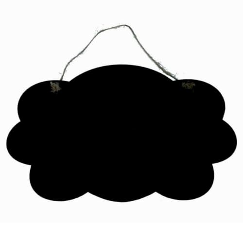 Kreidetafel Wolke 27x21cm Kreidetafel zum aufhängen – Kleine Tafel zum Beschriften mit Juteseil - Wiederverwendbare Tafel für Küche, Hochzeit, Café, Deko - Chalkboard Schwarz aus Kunststoff Kreidetafel Wolke 27x21cm Kreidetafel zum aufhängen – Kleine Tafel zum Beschriften mit Juteseil - Wiederverwendbare Tafel für Küche, Hochzeit, Café, Deko - Chalkboard Schwarz aus Kunststoff von Studiocen