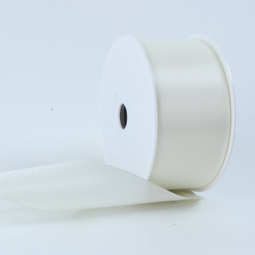 Geschenkband Band Schleife Schleifenband Dekoband Tischband Viscose Visco 60 mm breit, 1 Rolle à 50 m (Creme) von Stumpf