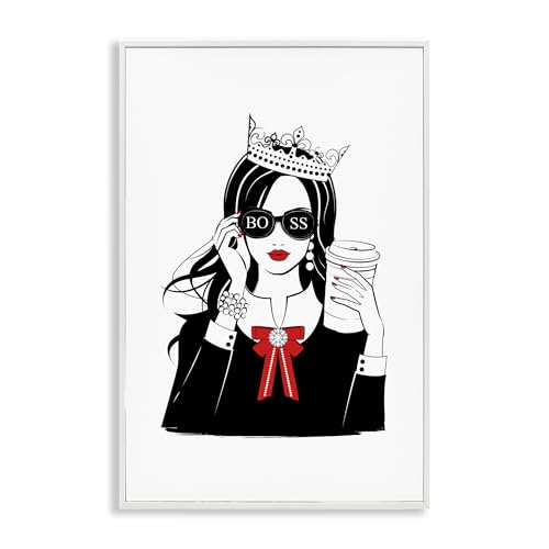 Stupell Industries Gerahmtes Giclée-Kunstdesign von Martina Pavlova mit Schmucksteinen von Stupell Industries