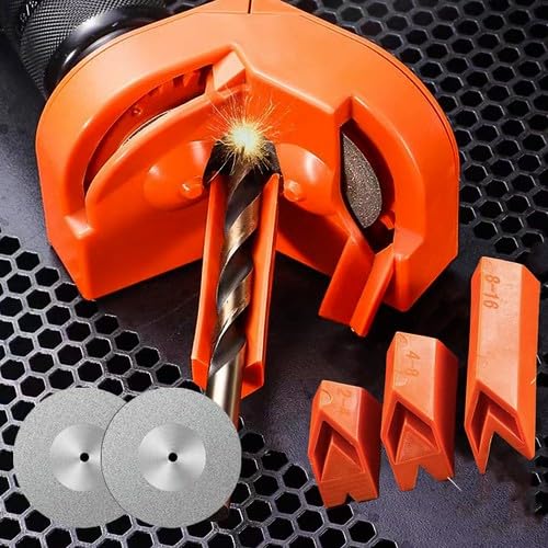 StyBtt 1 Stück Bohrerschleifgerät, Bohrer Schleifgerät, Multipurpose Drill Bit Grinding Sharpener, Spiralbohrer Schärfgerät, Bohrerschleifgerät Schärfgerät, Mit 2 schleifscheiben StyBtt 1 Stück Bohrerschleifgerät, Bohrer Schleifgerät, Multipurpose Drill Bit Grinding Sharpener, Spiralbohrer Schärfgerät, Bohrerschleifgerät Schärfgerät, Mit 2 schleifscheiben von StyBtt