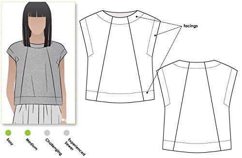 ARC Style Schnittmuster – Ethel Designer Top (Größe 04–16) von Style Arc