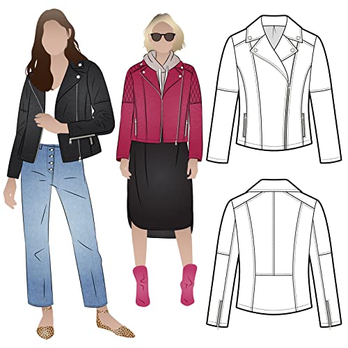 ARC Style Schnittmuster – Ziggi-Jacke (Größe 18–30) von Style Arc