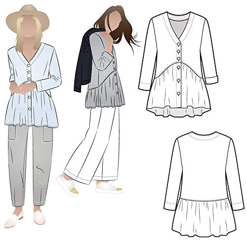 Style Arc Jules Schnittmuster Tunika, gewebt, Größen 04–16 von Style Arc