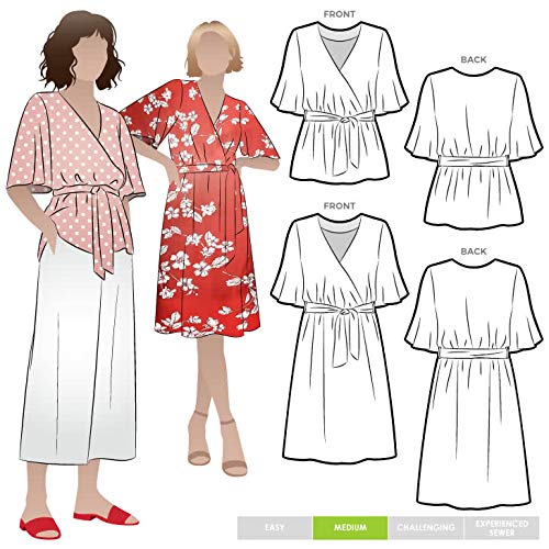 Style Arc Schnittmuster – Bonita Kleid oder Oberteil (Größen 04-16) von Style Arc