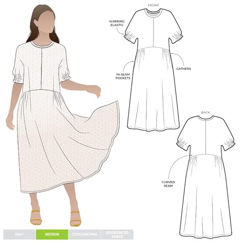 Style Arc Schnittmuster – Eileen-Kleid (Größen 04-16) von STYLEARC