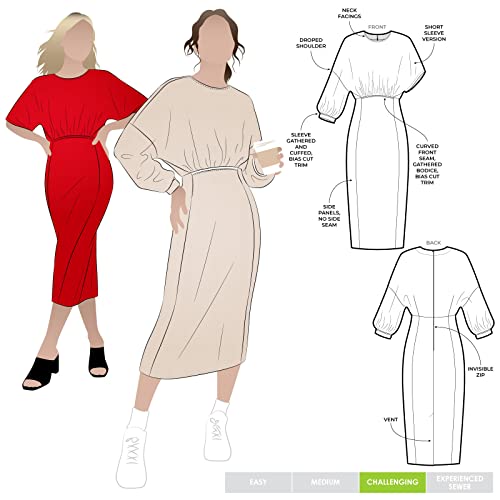Style Arc Schnittmuster – Elsbeth gewebtes Kleid (Größen 04-16) von STYLEARC
