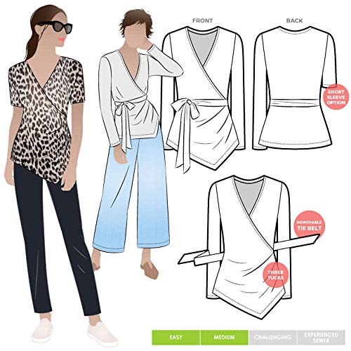 Style Arc Schnittmuster – Glee Strick-Top (Größen 18–30) von Style Arc