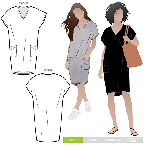Style Arc Schnittmuster – Kitt Strickkleid (Größe 18–30) von Style Arc