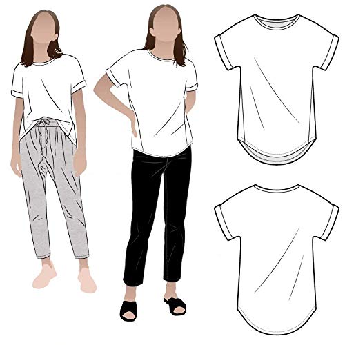Style Arc Schnittmuster – Teagan Strickoberteil (Größen 38-50) von Style Arc