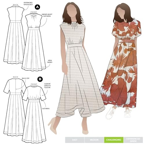 Style Arc Schnittmuster – Trinnie gewebtes Kleid (Größen 04-16) von STYLEARC