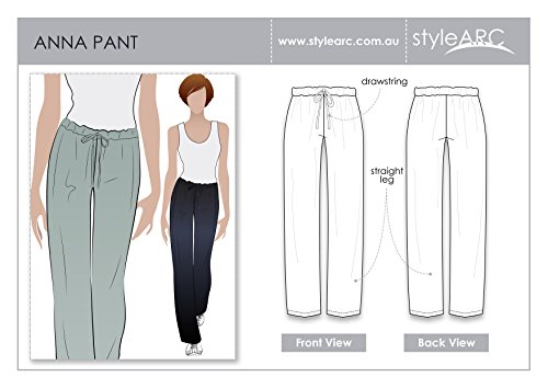 Style Arc Sewing Pattern - Anna Pant - Sizes 18-30 von Style Arc