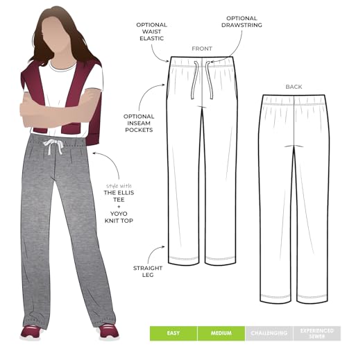 Style Arc Sewing Pattern - Anna Pant - Sizes 18-30 von Style Arc