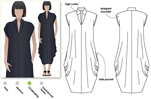 ARC Style Schnittmuster – Toni Designer-Kleid (Größen 18–30) von Style Arc