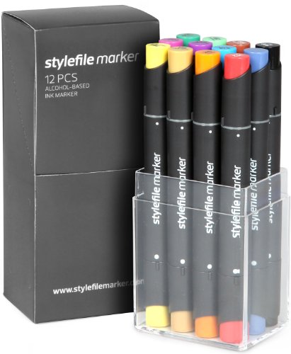 Stylefile Marker 12er Set Main A von Stylefile Marker