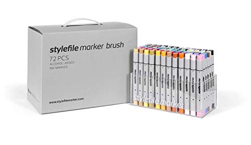 Stylefile Brush Marker Main, 72er Set von Stylefile