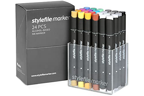 Stylefile Marker 24er Set Main A Colours von Stylefile
