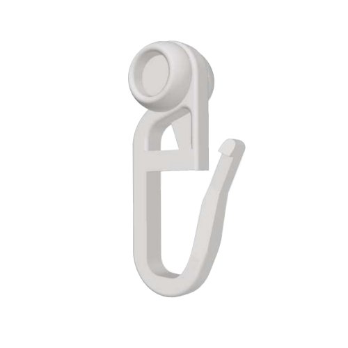 Rollringe Ø8mm halbrund für 4mm Laufbreite - Gardinenrollen für Vorhangsschienen - 100 Stück - Qualität Made in Germany Rollringe Ø8mm halbrund für 4mm Laufbreite - Gardinenrollen für Vorhangsschienen - 100 Stück - Qualität Made in Germany von Stylelex