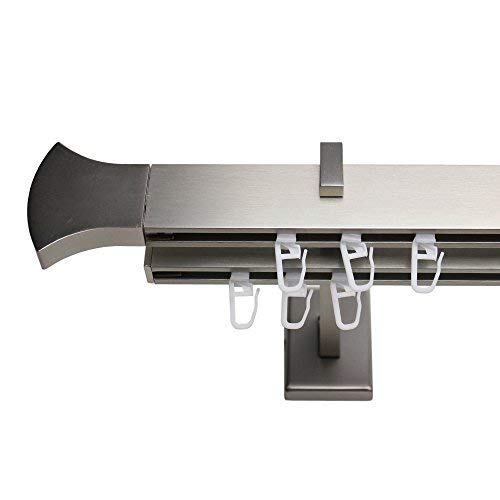 Tetra Edelstahl-Optik 2-läufig - Träger 13,5cm - Rechteckig - 260cm - Pike - Am Stück! Tetra Edelstahl-Optik 2-läufig - Träger 13,5cm - Rechteckig - 260cm - Pike - Am Stück! von Stylelex