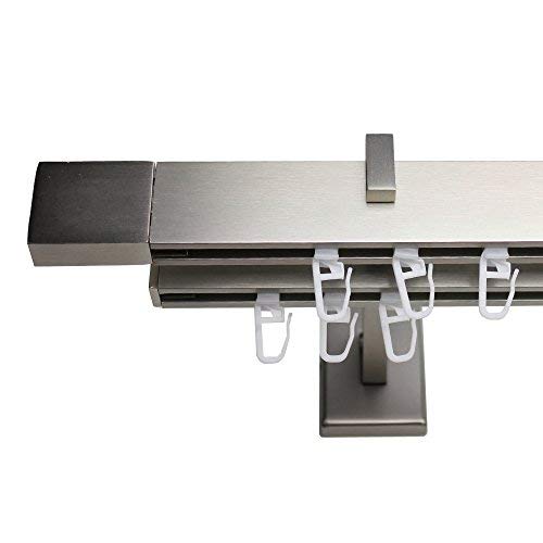 Tetra Edelstahl-Optik 2-läufig - Träger 13,5cm - Rechteckig - 280cm - Block - Am Stück! Tetra Edelstahl-Optik 2-läufig - Träger 13,5cm - Rechteckig - 280cm - Block - Am Stück! von Stylelex