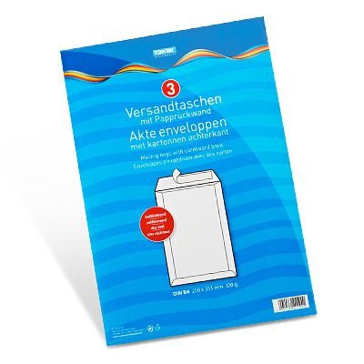 3 Papprückwand Bewerbung Versandtaschen DIN B4 weiß 3 Papprückwand Bewerbung Versandtaschen DIN B4 weiß von Stylex