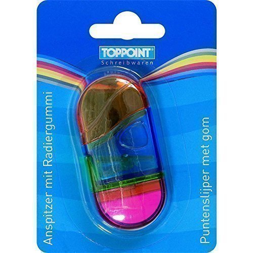 Stylex 34250 Anspitzer Manual Pencil Sharpener Verschiedene Farben von Stylex