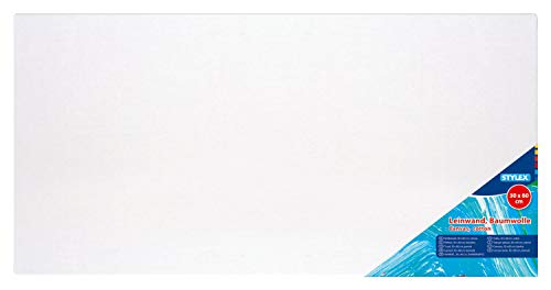 Stylex 28583 - Keilrahmen 30 x 60 cm, mit Leinwand aus 100 % Baumwollgewebe bespannt, grundiert, rückseitig geheftet, für Öl-, Acryl- und Temperafarben, Gouache - Malerei Stylex 28583 - Keilrahmen 30 x 60 cm, mit Leinwand aus 100 % Baumwollgewebe bespannt, grundiert, rückseitig geheftet, für Öl-, Acryl- und Temperafarben, Gouache - Malerei von Stylex