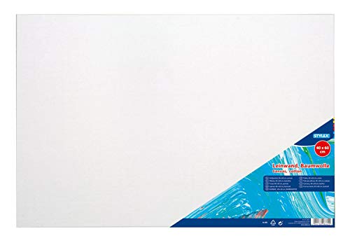 Stylex 28662 - Keilrahmen 40 x 60 cm, mit Leinwand aus 100 % Baumwollgewebe bespannt, grundiert, rückseitig geheftet, für Öl-, Acryl- und Temperafarben, Gouache - Malerei Stylex 28662 - Keilrahmen 40 x 60 cm, mit Leinwand aus 100 % Baumwollgewebe bespannt, grundiert, rückseitig geheftet, für Öl-, Acryl- und Temperafarben, Gouache - Malerei von Stylex