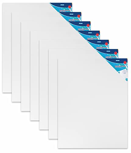 Stylex 28665-P6 - Keilrahmen 70 x 90 cm, mit Leinwand aus 100 % Baumwollgewebe bespannt, grundiert, rückseitig geheftet, für Öl-, Acryl- und Temperafarben, Gouache - Malerei, 6 Stück Stylex 28665-P6 - Keilrahmen 70 x 90 cm, mit Leinwand aus 100 % Baumwollgewebe bespannt, grundiert, rückseitig geheftet, für Öl-, Acryl- und Temperafarben, Gouache - Malerei, 6 Stück von Stylex