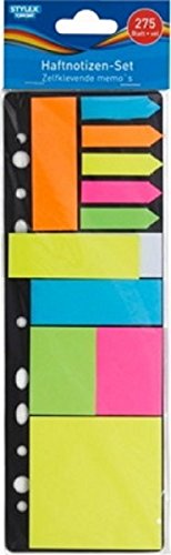 Stylex 31297 Haftnotizen 275 Page-Marker zum abheften ( 12 Sets) von Stylex