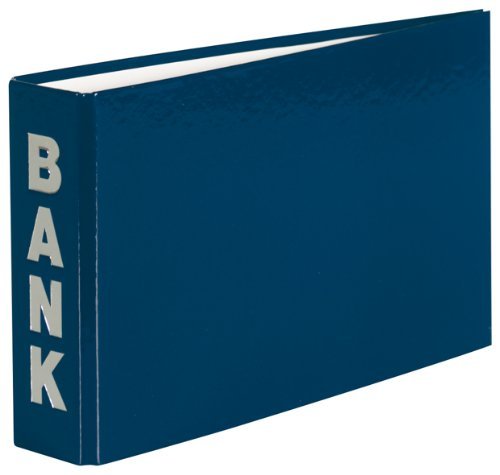 Stylex Bankordner 140x250mm Ordner für Kontoauszüge | 3er Sparpack Blau von Stylex