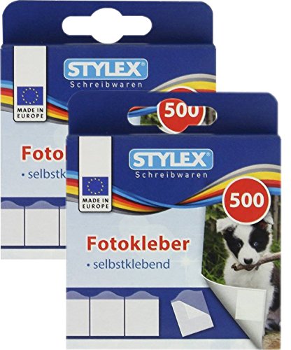 Stylex Sparpaket: Fotosticker, selbstklebend, 2x500 Stück von Stylex