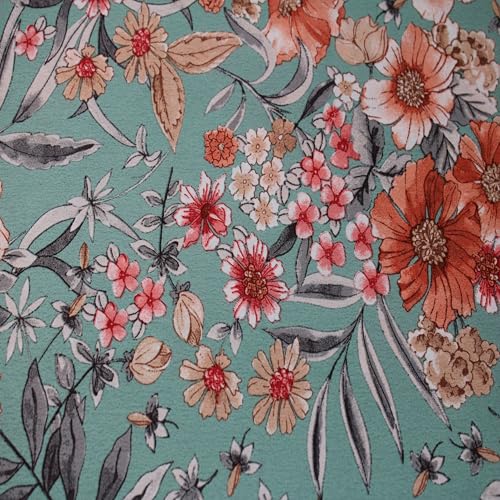 147,3 cm breit, bedruckt, 100% Polyester, marokkanischer Stoff, Meterware – kein Stretch – ideal für Kleidung, Röcke, Kleider, Stirnbänder, Accessoires, Heimdekoration und DIY-Projekte 147,3 cm breit, bedruckt, 100% Polyester, marokkanischer Stoff, Meterware – kein Stretch – ideal für Kleidung, Röcke, Kleider, Stirnbänder, Accessoires, Heimdekoration und DIY-Projekte von Stylish FABRIC
