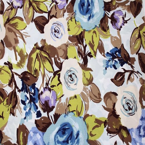 147,3 cm breit, bedruckt, 100% Polyester, marokkanischer Stoff, Meterware – kein Stretch – ideal für Kleidung, Röcke, Kleider, Stirnbänder, Accessoires, Heimdekoration und DIY-Projekte 147,3 cm breit, bedruckt, 100% Polyester, marokkanischer Stoff, Meterware – kein Stretch – ideal für Kleidung, Röcke, Kleider, Stirnbänder, Accessoires, Heimdekoration und DIY-Projekte von Stylish FABRIC