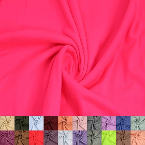 149,9 cm breiter Polyester-Spandex-Stoff, doppelseitig, gebürsteter Stoff, 180 g/m², leicht, dehnbar und atmungsaktiv, Bekleidung, Activewear, Accessoires, Schals und Bastelarbeiten von Stylish FABRIC