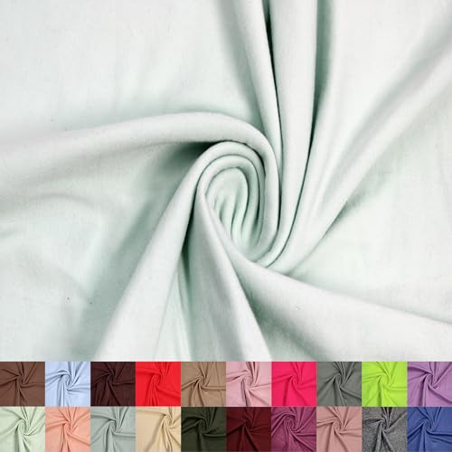 149,9 cm breiter Polyester-Spandex-Stoff, doppelseitig, gebürsteter Stoff, 180 g/m², leicht, dehnbar und atmungsaktiv, Bekleidung, Activewear, Accessoires, Schals und Bastelarbeiten von Stylish FABRIC