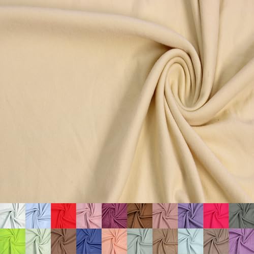 149,9 cm breiter Polyester-Spandex-Stoff, doppelseitig, gebürsteter Stoff, 180 g/m², leicht, dehnbar und atmungsaktiv, Bekleidung, Activewear, Accessoires, Schals und Bastelarbeiten 149,9 cm breiter Polyester-Spandex-Stoff, doppelseitig, gebürsteter Stoff, 180 g/m², leicht, dehnbar und atmungsaktiv, Bekleidung, Activewear, Accessoires, Schals und Bastelarbeiten von Stylish FABRIC