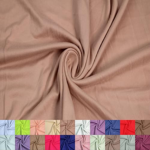 149,9 cm breiter Polyester-Spandex-Stoff, doppelseitig, gebürsteter Stoff, 180 g/m², leicht, dehnbar und atmungsaktiv, Bekleidung, Activewear, Accessoires, Schals und Bastelarbeiten 149,9 cm breiter Polyester-Spandex-Stoff, doppelseitig, gebürsteter Stoff, 180 g/m², leicht, dehnbar und atmungsaktiv, Bekleidung, Activewear, Accessoires, Schals und Bastelarbeiten von Stylish FABRIC