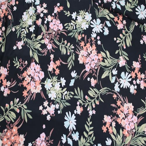 152,4 cm breiter, bedruckter 4-Wege-Stretch-Venezia-Polyester-Spandex-Stoff für Bekleidung, Stirnbänder, Dekorationen, Aktivbekleidung, Umstandsmode, Schule und Bastelarbeiten 152,4 cm breiter, bedruckter 4-Wege-Stretch-Venezia-Polyester-Spandex-Stoff für Bekleidung, Stirnbänder, Dekorationen, Aktivbekleidung, Umstandsmode, Schule und Bastelarbeiten von Stylish FABRIC