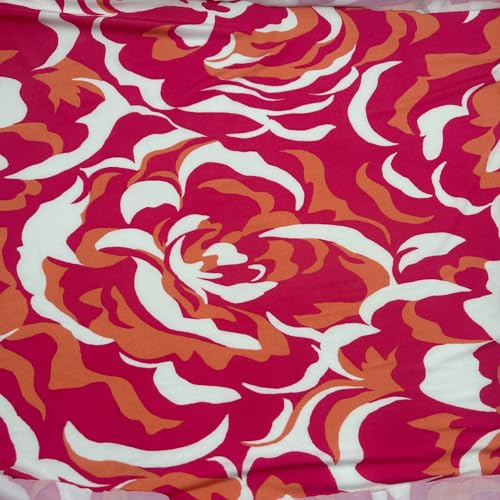 152,4 cm breiter, bedruckter 4-Wege-Stretch-Venezia-Polyester-Spandex-Stoff für Bekleidung, Stirnbänder, Dekorationen, Aktivbekleidung, Umstandsmode, Schule und Bastelarbeiten 152,4 cm breiter, bedruckter 4-Wege-Stretch-Venezia-Polyester-Spandex-Stoff für Bekleidung, Stirnbänder, Dekorationen, Aktivbekleidung, Umstandsmode, Schule und Bastelarbeiten von Stylish FABRIC
