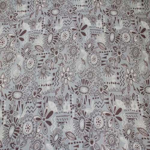 Stylish FABRIC 124,5 cm breit, bedruckter Krepon-Stoff, 100% Viskose, nicht gedehnt, 125 g/m², leichtes, weiches und atmungsaktives Material für Kleider, Schals und Nähprojekte, 4,5 m Stylish FABRIC 124,5 cm breit, bedruckter Krepon-Stoff, 100% Viskose, nicht gedehnt, 125 g/m², leichtes, weiches und atmungsaktives Material für Kleider, Schals und Nähprojekte, 4,5 m von Stylish FABRIC