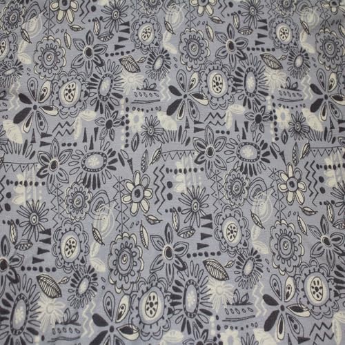 Stylish FABRIC 124,5 cm breit, bedruckter Krepon-Stoff, 100% Viskose, nicht gedehnt, 125 g/m², leichtes, weiches und atmungsaktives Material für Kleider, Schals und Nähprojekte, blauer Denim, 4,5 m Stylish FABRIC 124,5 cm breit, bedruckter Krepon-Stoff, 100% Viskose, nicht gedehnt, 125 g/m², leichtes, weiches und atmungsaktives Material für Kleider, Schals und Nähprojekte, blauer Denim, 4,5 m von Stylish FABRIC