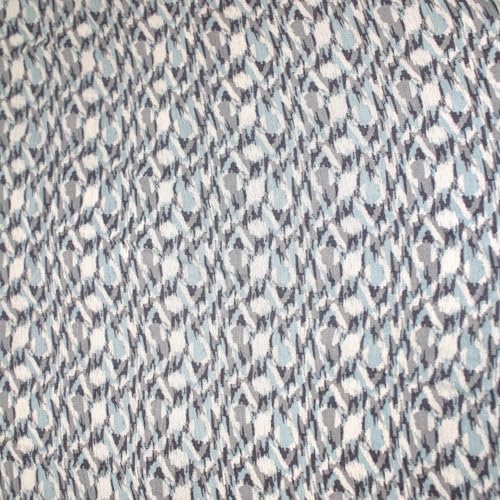 Stylish FABRIC 124,5 cm breit, bedruckter Krepon-Stoff aus 100 % Viskose, nicht gedehnt, 125 g/m², leichtes, weiches und atmungsaktives Material für Kleider, Schals und Nähprojekte, Graublau, 91 cm Stylish FABRIC 124,5 cm breit, bedruckter Krepon-Stoff aus 100 % Viskose, nicht gedehnt, 125 g/m², leichtes, weiches und atmungsaktives Material für Kleider, Schals und Nähprojekte, Graublau, 91 cm von Stylish FABRIC