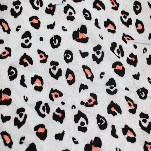 Stylish FABRIC 124,5 cm breit, bedruckter Krepon-Stoff aus 100% Viskose, nicht gedehnt, 125 g/m², leichtes, weiches und atmungsaktives Material für Kleider, Schals und Nähprojekte Stylish FABRIC 124,5 cm breit, bedruckter Krepon-Stoff aus 100% Viskose, nicht gedehnt, 125 g/m², leichtes, weiches und atmungsaktives Material für Kleider, Schals und Nähprojekte von Stylish FABRIC