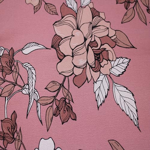 Stylish FABRIC 147,3 cm breit, bedruckt, 100% Polyester, marokkanischer Stoff, Meterware, kein Stretch, ideal für Bekleidung, Röcke, Kleider, Stirnbänder, Accessoires, Heimdekoration und DIY-Projekte Stylish FABRIC 147,3 cm breit, bedruckt, 100% Polyester, marokkanischer Stoff, Meterware, kein Stretch, ideal für Bekleidung, Röcke, Kleider, Stirnbänder, Accessoires, Heimdekoration und DIY-Projekte von Stylish FABRIC