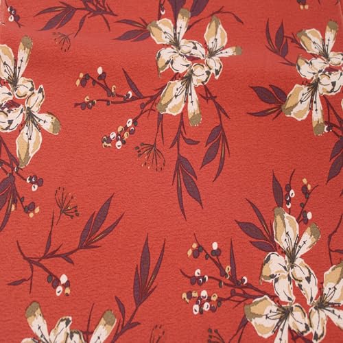 Stylish FABRIC 147,3 cm breit, bedruckt, 100% Polyester, marokkanischer Stoff, Meterware, kein Stretch, ideal für Bekleidung, Röcke, Kleider, Stirnbänder, Accessoires, Heimdekoration und DIY-Projekte Stylish FABRIC 147,3 cm breit, bedruckt, 100% Polyester, marokkanischer Stoff, Meterware, kein Stretch, ideal für Bekleidung, Röcke, Kleider, Stirnbänder, Accessoires, Heimdekoration und DIY-Projekte von Stylish FABRIC