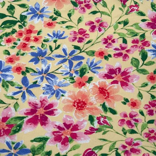 Stylish FABRIC 147,3 cm breit, bedruckt, 100% Polyester, marokkanischer Stoff, Meterware, kein Stretch, ideal für Bekleidung, Röcke, Kleider, Stirnbänder, Accessoires, Heimdekoration und DIY-Projekte Stylish FABRIC 147,3 cm breit, bedruckt, 100% Polyester, marokkanischer Stoff, Meterware, kein Stretch, ideal für Bekleidung, Röcke, Kleider, Stirnbänder, Accessoires, Heimdekoration und DIY-Projekte von Stylish FABRIC