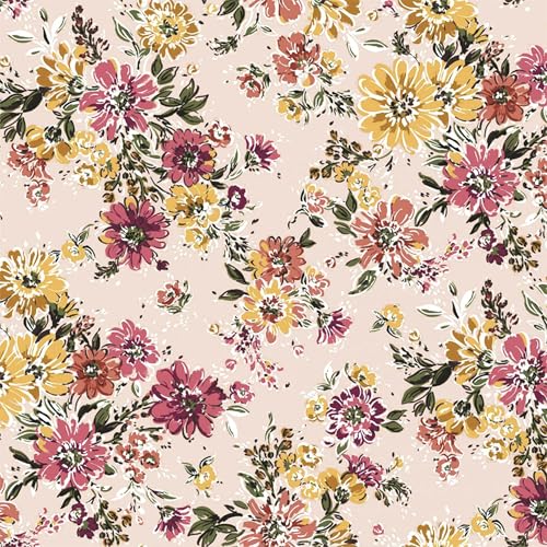 Stylish FABRIC 147,3 cm breiter bedruckter Dobby-Chiffon-Stoff aus 100% Polyester-Wolle, Meterware, kein Stretch, 120 g/m², leicht, luftig und weich, für Bekleidung, Accessoires und Heimwerker, 9,1 m Stylish FABRIC 147,3 cm breiter bedruckter Dobby-Chiffon-Stoff aus 100% Polyester-Wolle, Meterware, kein Stretch, 120 g/m², leicht, luftig und weich, für Bekleidung, Accessoires und Heimwerker, 9,1 m von Stylish FABRIC